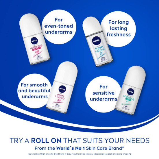 Nivea Women Protect & Care Roll On - Long-lasting Freshness