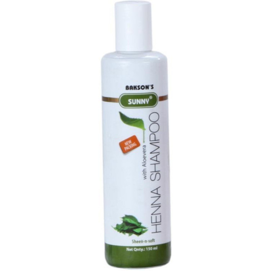 Bakson's Sunny Henna Shampoo with Aloe Vera - Nourishing Hair Care