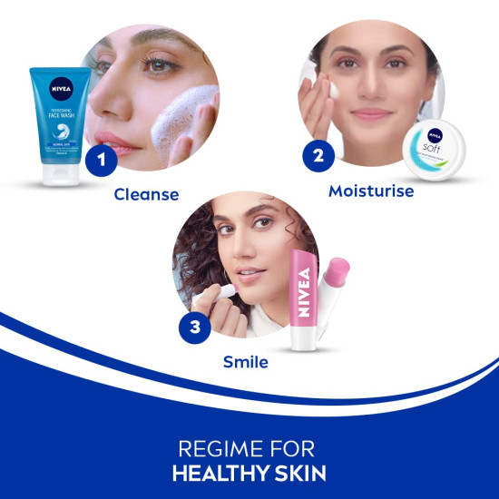 NIVEA Refreshing Facewash - Deep Cleansing & Moisturizing