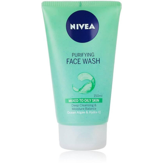 NIVEA Purifying Facewash 150ml - Deep Cleansing & Moisturizing