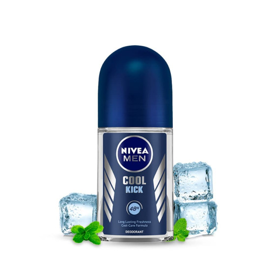 NIVEA MEN Deodorant Roll On - Cool Kick, 50ml