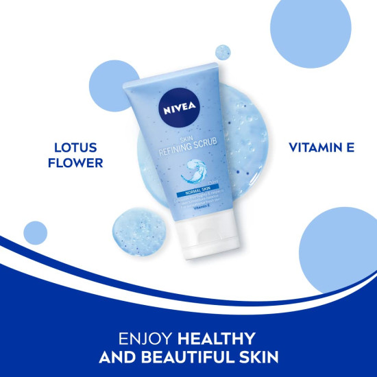 NIVEA Skin Refining Scrub 150ml - Deep Exfoliation & Even Complexion