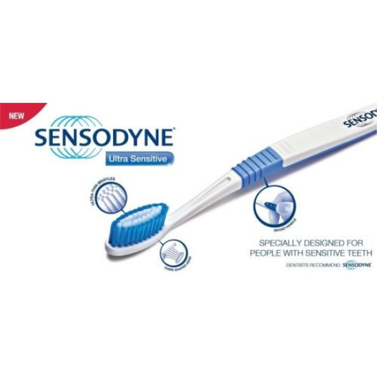 Sensodyne Sensitive Toothbrush Soft - Gentle Care for Sensitive Teeth