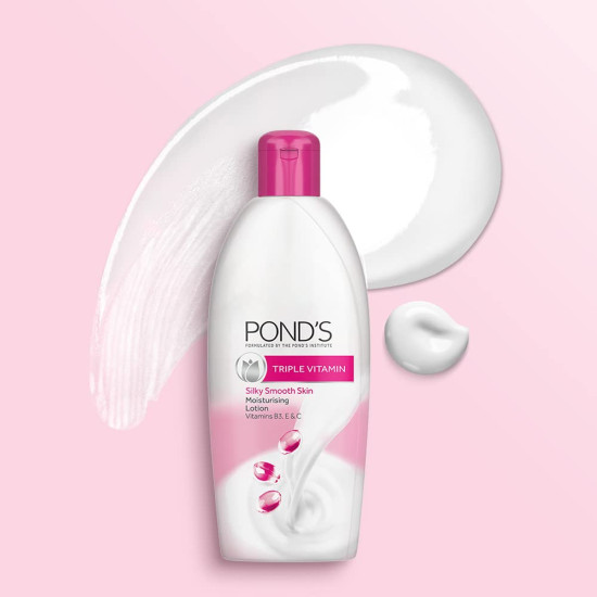 POND'S Triple Vitamin Moisturising Body Lotion 100 ml - Silky Soft Skin