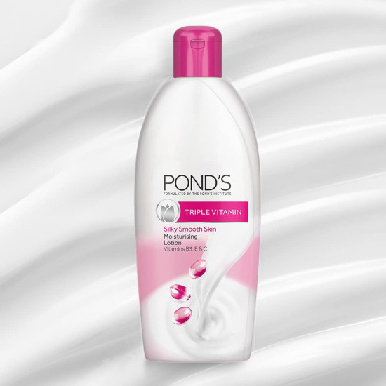 POND'S Triple Vitamin Moisturising Body Lotion 100 ml - Silky Soft Skin