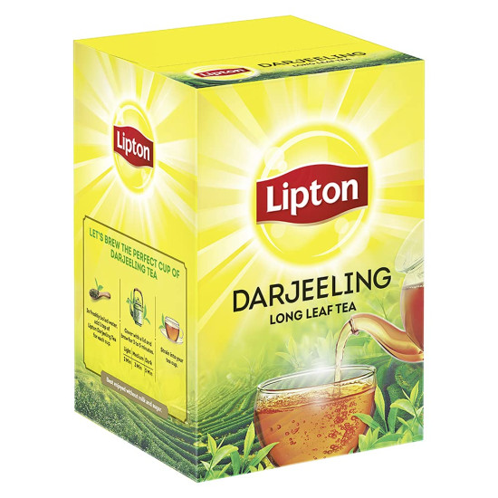 Lipton Darjeeling Long Leaf Loose Tea 250g - 100% Pure Darjeeling Black Tea
