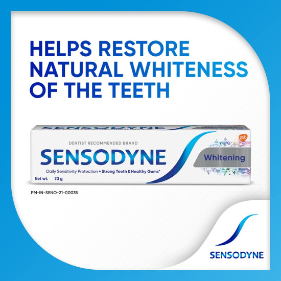 Sensodyne Whitening Toothpaste - Sensitive Care & Natural Whiteness