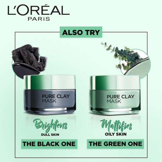 L'Oreal Paris Pure Clay Mask - Exfoliate & Refine Pores