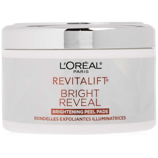 L'Oreal Paris Revitalift Bright Reveal Anti-Aging Peel Pads - Glycolic Acid Exfoliation