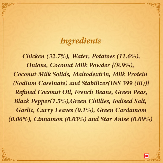 Kitchens of India Malabari Chicken Stew - Authentic Indian Flavor