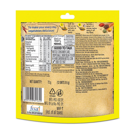 Maggi Masala-Ae-Magic Seasoning - Flavorful Vegetable Masala