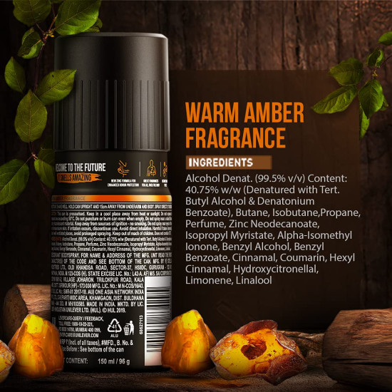 Axe Recharge 24x7 Long Lasting Deodorant Bodyspray For Men 150 ml - Invigorating Scent