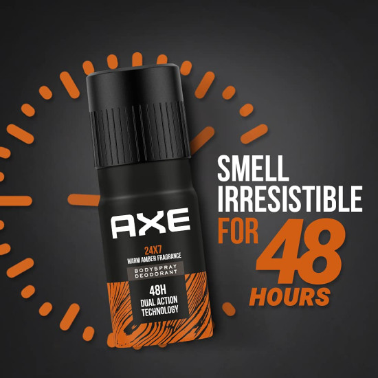 Axe Recharge 24x7 Long Lasting Deodorant Bodyspray For Men 150 ml - Invigorating Scent