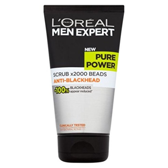 L'Oreal Men Expert Pure Power Anti-Blackhead Scrub - Deep Cleansing Formula
