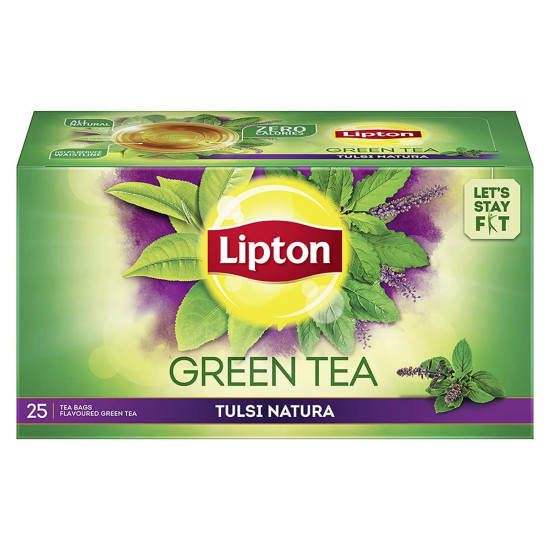 Lipton Tulsi Natura Green Tea - Zero Calorie Hydration Lipton Tulsi Natura Green Tea - Zero Calorie Hydration