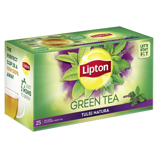 Lipton Tulsi Natura Green Tea - Zero Calorie Hydration Lipton Tulsi Natura Green Tea - Zero Calorie Hydration