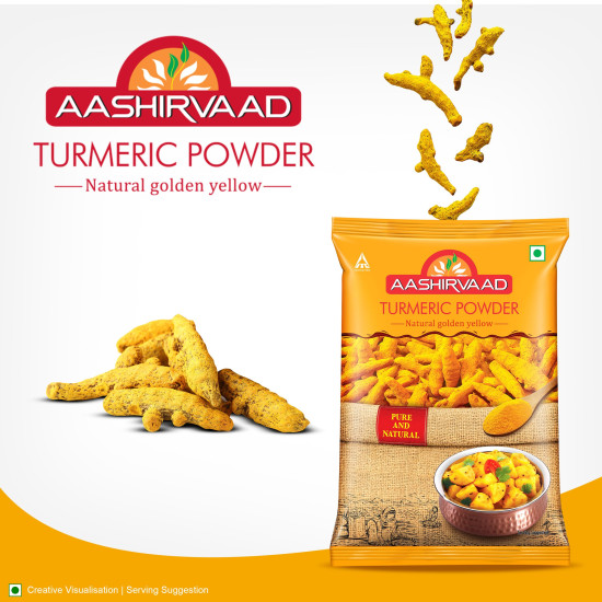 Aashirvaad Turmeric Powder, 100g - Natural Golden Turmeric Aashirvaad Turmeric Powder, 100g - Natural Golden Turmeric