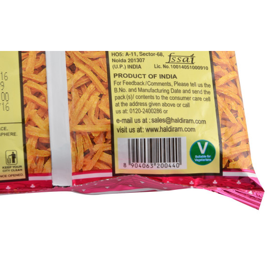 Haldirams Namkeem - Punjabi Tadka, 200G Pack - Authentic Indian Snack
