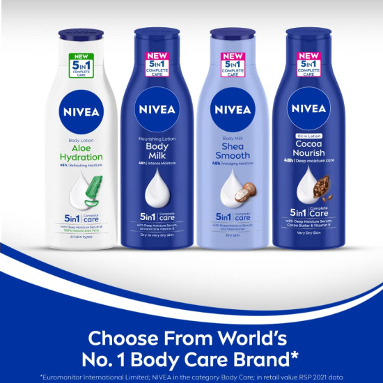 NIVEA Cocoa Nourish 200ml Body Lotion - Deep Moisture Serum
