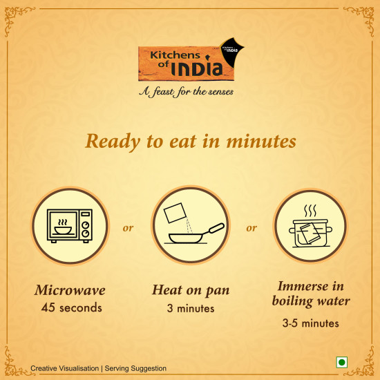 Kitchens of India Ready to Eat Badam Halwa - Authentic Indian Dessert