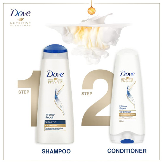 Dove Intense Repair Shampoo 180 ml - Nourishing Hair Repair Dove Intense Repair Shampoo 180 ml - Nourishing Hair Repair