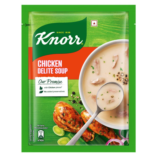 Knorr Classic Chicken Delite Soup, 42g - Real Chicken & Vegetables