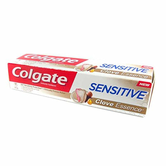 Colgate Sensitive Anticavity Toothpaste with Clove Oil - Fast Relief