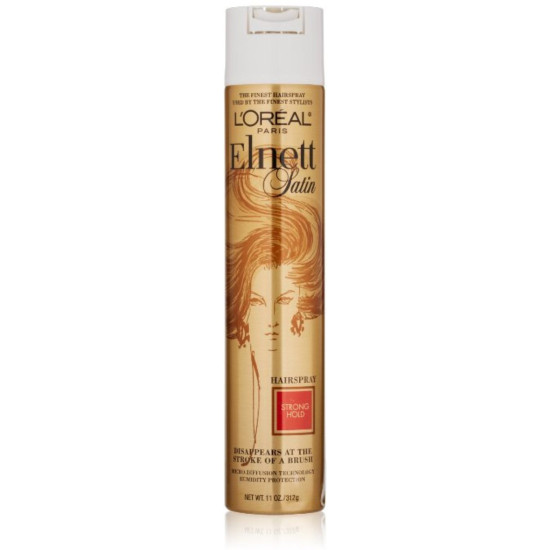 L'Oreal Paris Elnett Satin Hairspray Strong Hold - Iconic Micro-Diffuser