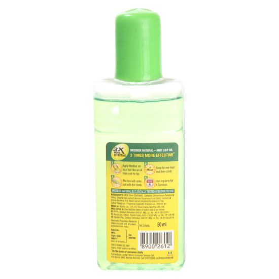 Mediker Hair Oil - Natural Anti Lice Solution with Neem Extracts