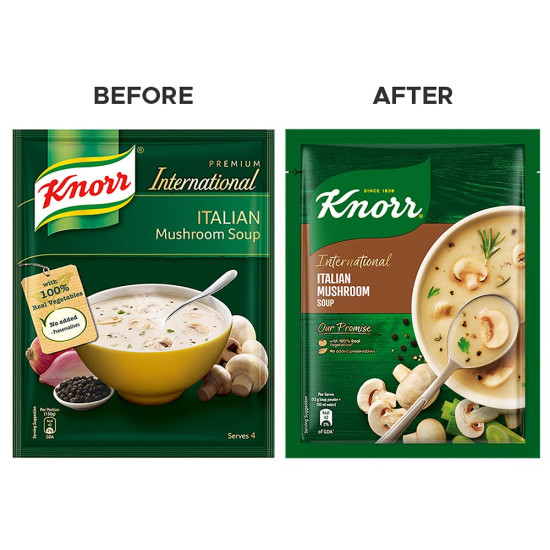 Knorr International Italian Mushroom Soup - 100% Real Vegetables