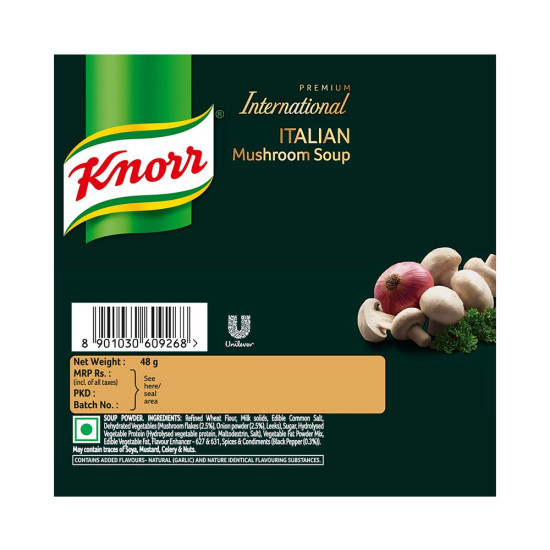 Knorr International Italian Mushroom Soup - 100% Real Vegetables