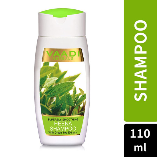 Vaadi Herbals Superbly Smoothing Henna Shampoo & Corn Rose Conditioner - Natural Hair Care