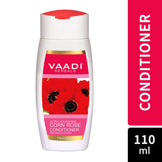 Vaadi Herbals Superbly Smoothing Henna Shampoo & Corn Rose Conditioner - Natural Hair Care
