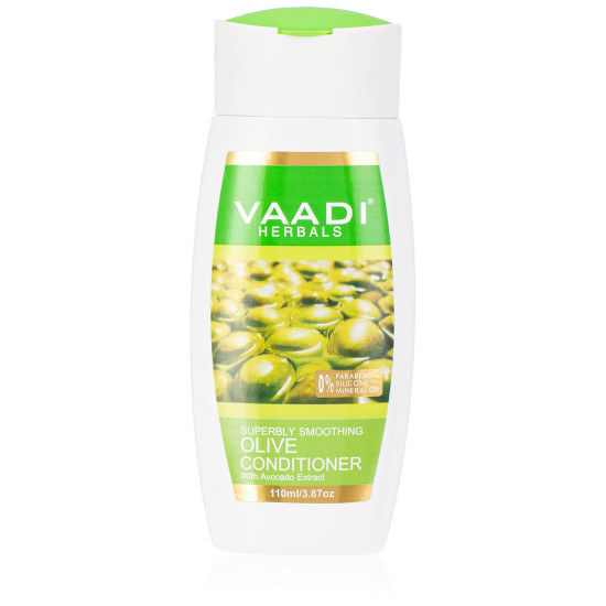 Vaadi Herbals Superbly Smoothing Heena Shampoo & Olive Conditioner - Natural Hair Care Solution