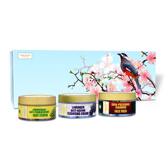 Vaadi Herbals Exotic Radiance Skin Care Herbal Gift Set - Natural Skin Nourishment