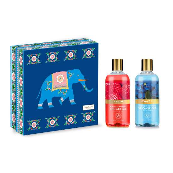 Vaadi Herbals Very Berry Shower Gels Gift Box - Nourishing Skincare