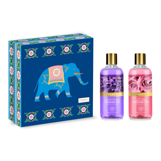 Vaadi Herbals Shower Gel - Heavenly Lavender & Rosemary - 300ml