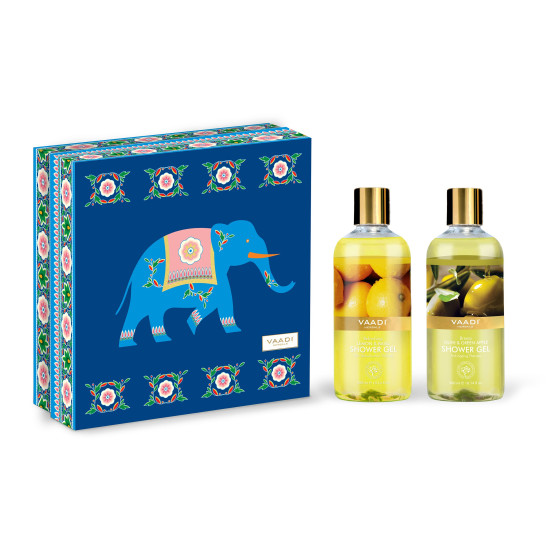 Vaadi Herbals Fresh Springs Shower Gel Gift Box - Vitamin C Enriched