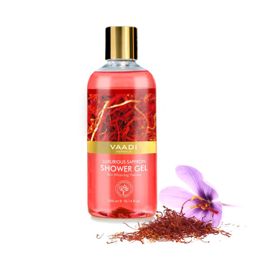 Vaadi Herbals Shower Gel - Luxurious Saffron for Skin Whitening