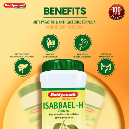 Baidyanath Isabbael H - 100 g (Granules), Colourless