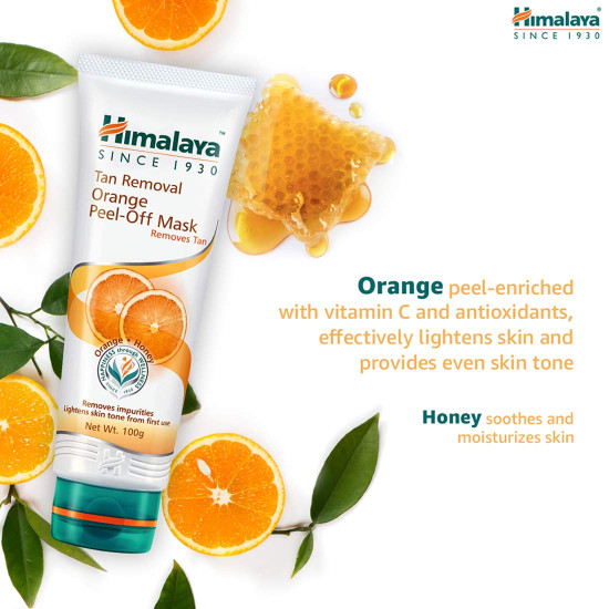 Himalaya Herbals Tan Removal Orange Peel-off Mask - Radiant Skin Solution