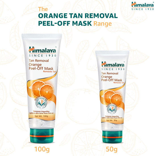 Himalaya Herbals Tan Removal Orange Peel-off Mask - Radiant Skin Solution