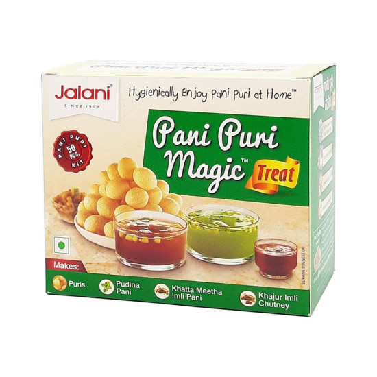 Jalani Pani Puri Magic Treat 220g Box - Authentic Indian Street Chaat