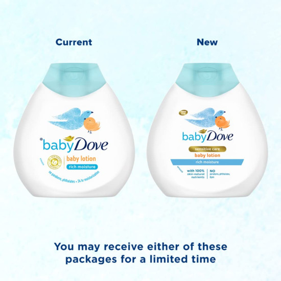 Baby Dove Rich Moisture Baby Lotion 200 ml - Gentle Care for Baby's Skin Baby Dove Rich Moisture Baby Lotion 200 ml - Gentle Care for Baby's Skin