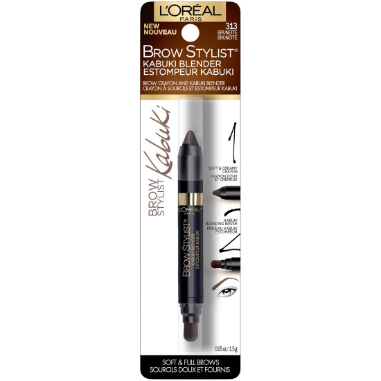 L'Oreal Paris Brow Stylist Kabuki Blender - Perfect Brows in Brunette