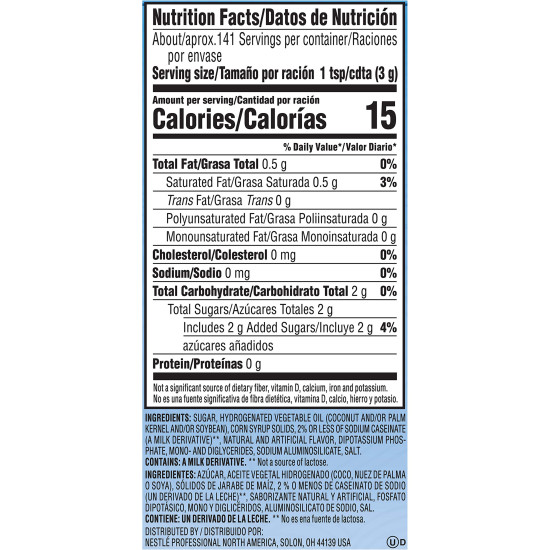 Nestle Coffee Mate French Vanilla, 425 g - Rich Vanilla Flavor