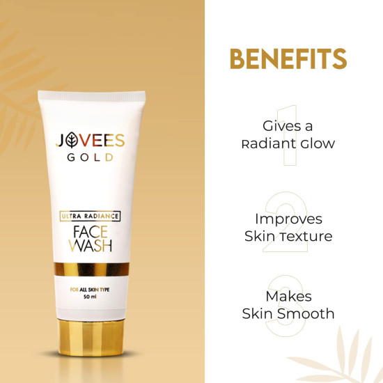 Jovees Herbal Ultra Radiance Gold Face Wash - Nourished & Hydrated Skin Jovees Herbal Ultra Radiance Gold Face Wash - Nourished & Hydrated Skin
