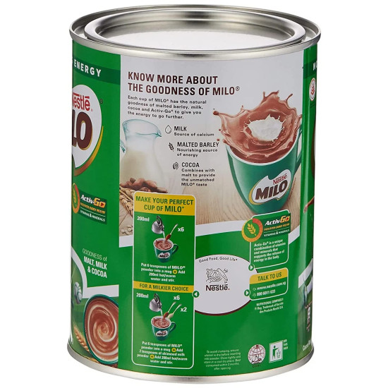 Nestle Milo Original Activ-Go Chocolate Malt Drink Powder - Fortified with Vitamins