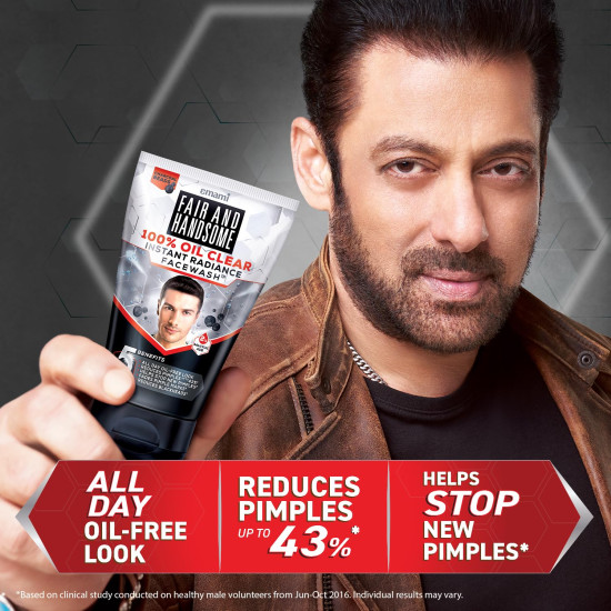 Emami Fair and Handsome Face Wash - Oil Clear & Radiance