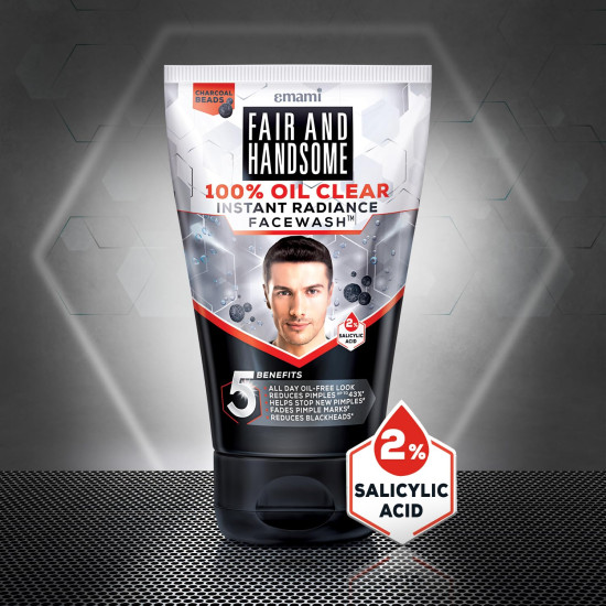 Emami Fair and Handsome Face Wash - Oil Clear & Radiance